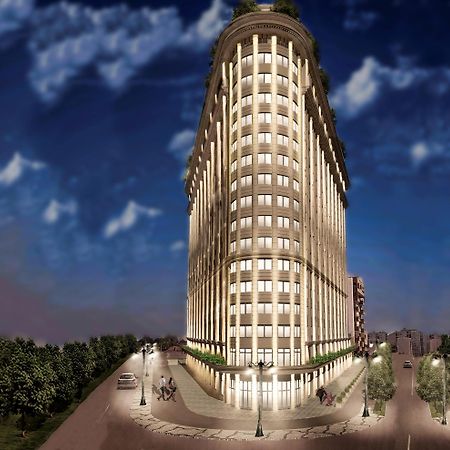 Modern Flatiron Apartment, Skopje Center Exterior photo